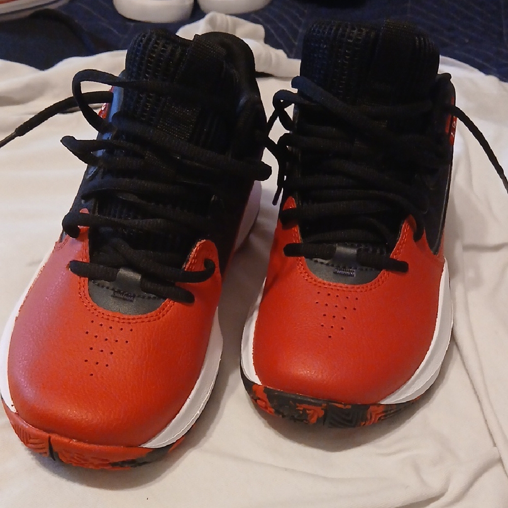 Kids Red and Black Sneakers